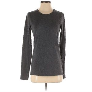 Banana Republic Size Small Gray Long Sleeve T-Shirt